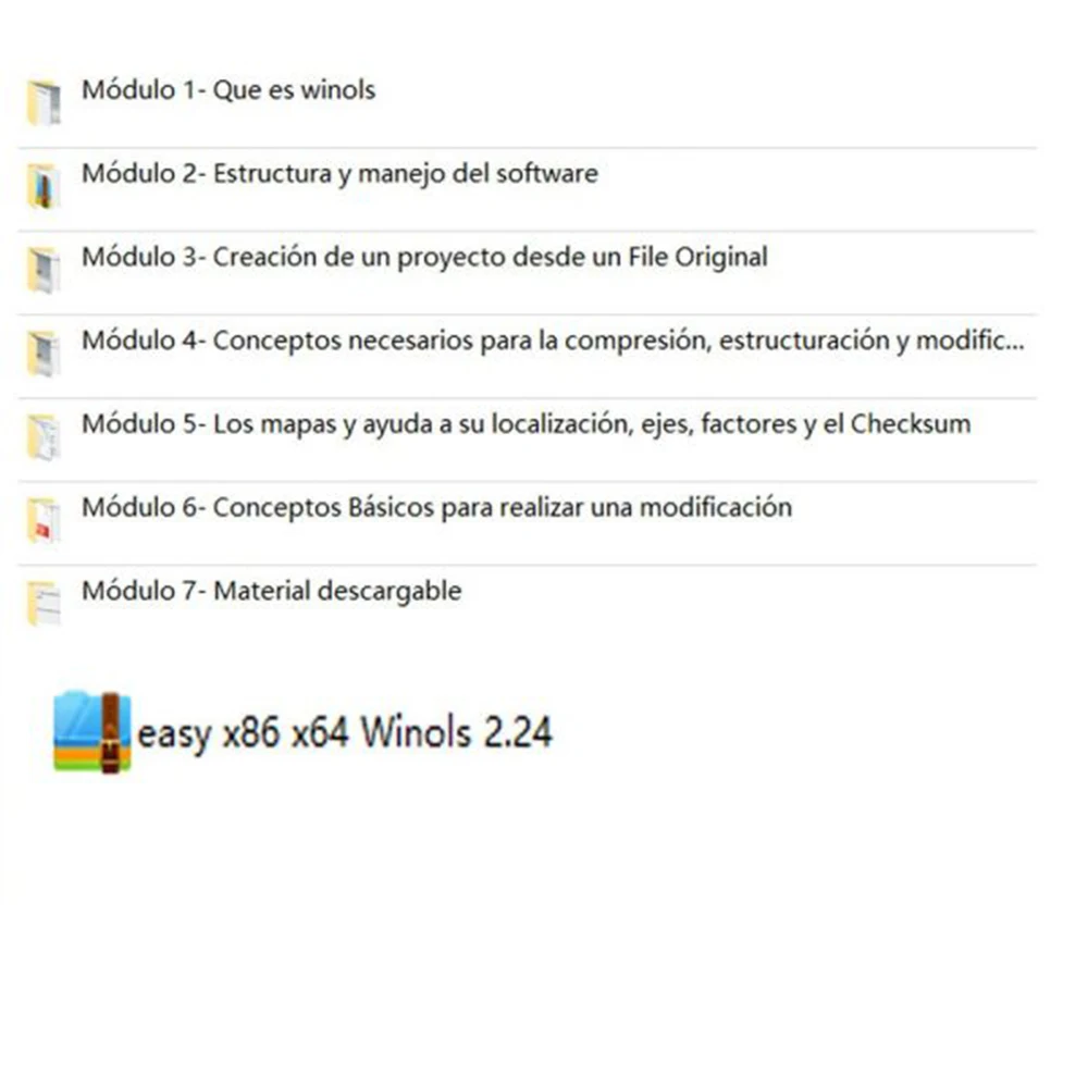 Winols 2.24 VS 4.7 4.26 IN SPANISH PORTUGUES Plugins ECU Remapping Lesson File Programs Immo Service Tool CURSO WINOLS Damos