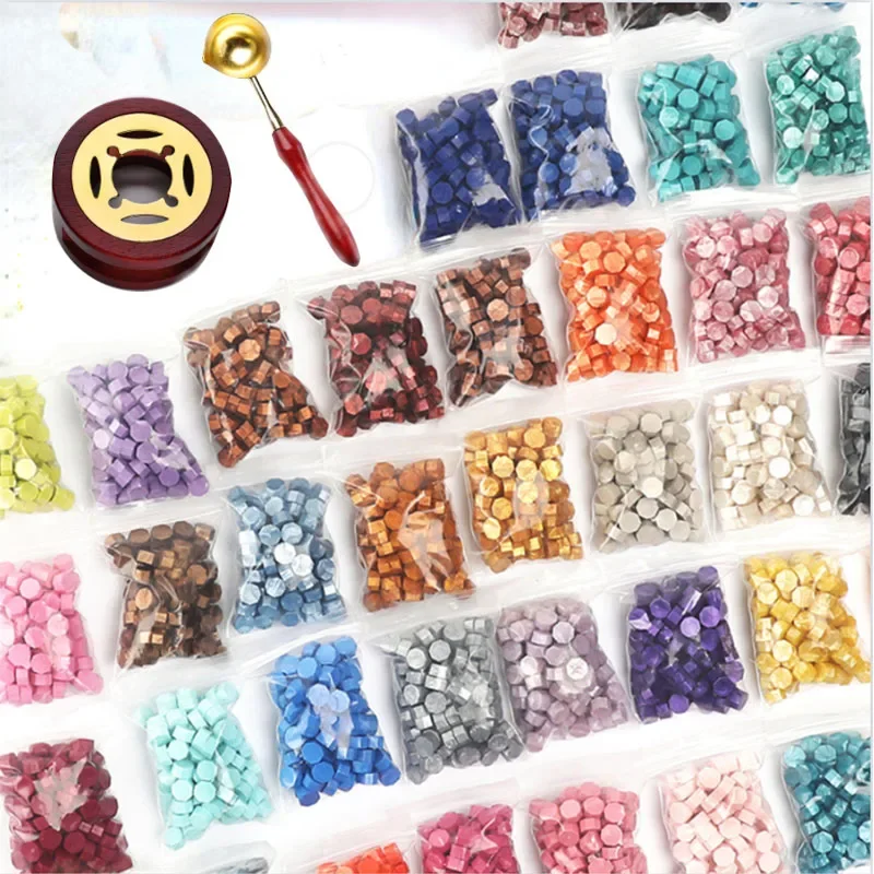 100Pc Retro Sealing Wax Beads for Wedding Birthday Party Invitation DIY Supply