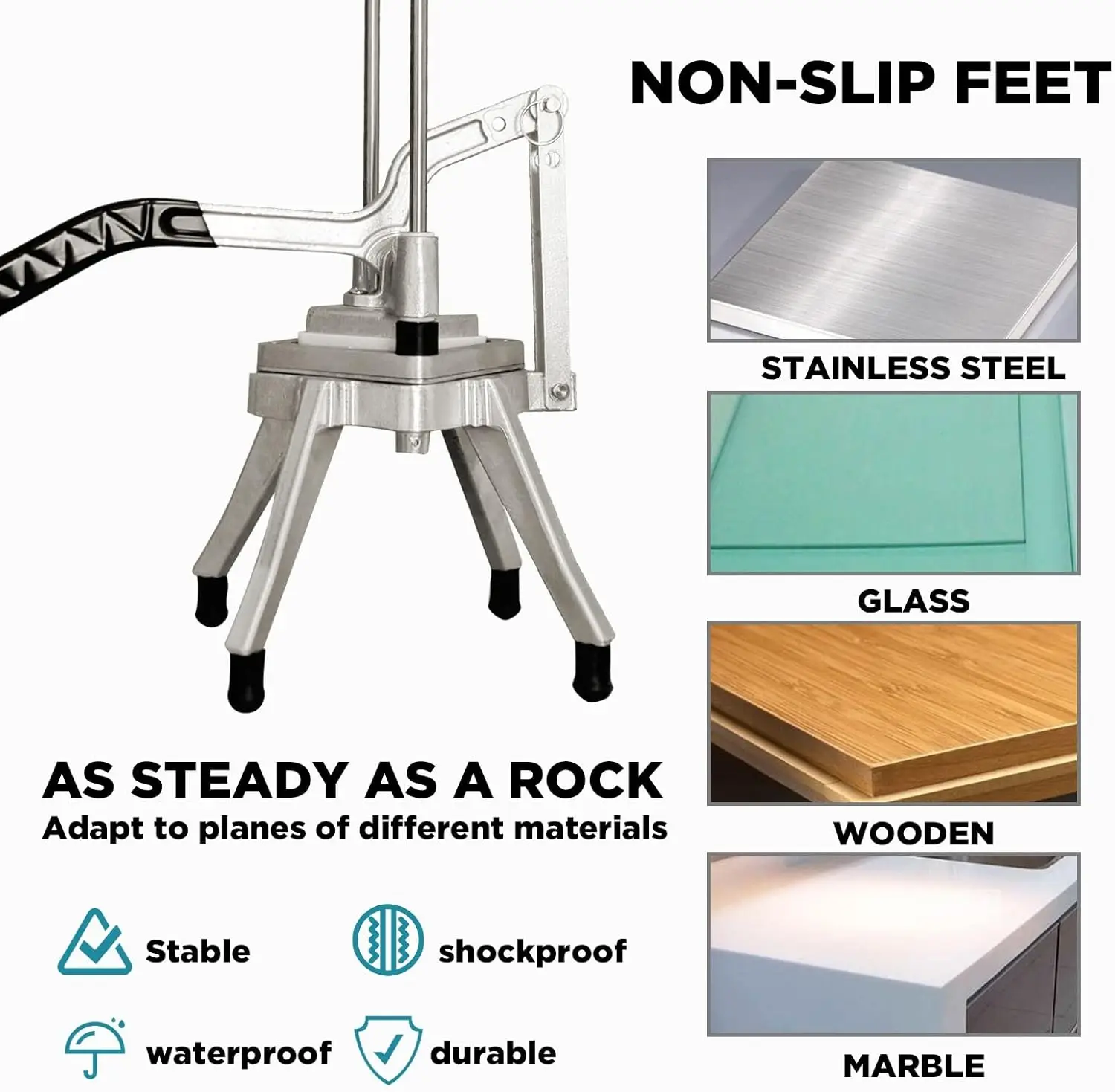 مفرمة فواي قابلة للخضروات، قطاعة بواو الاحترافية، مفرمة خضروات سنوية، قطاعة قلي فرنسية،