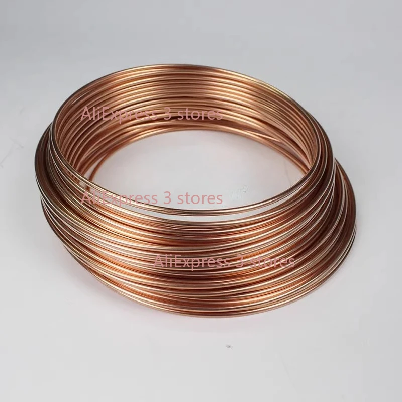 Tubo capillare in rame diametro esterno 1 metro 1.6/1.8/2/2.2/2.5/3/3.5/4/5mm per parti di refrigerazione del dispositivo di raffreddamento dell'aria condizionata