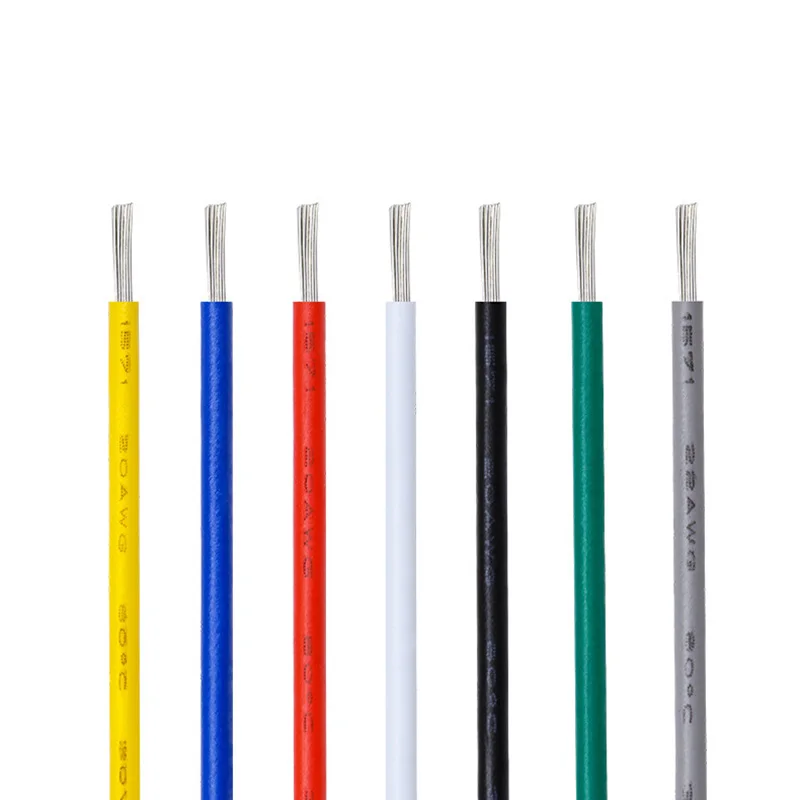 5/10/50Meter UL1571 Electronic Wire 26/28/30/32AWG Tinned Copper Wire PVC Eco-Friendly Materials Equipment Connection Cables