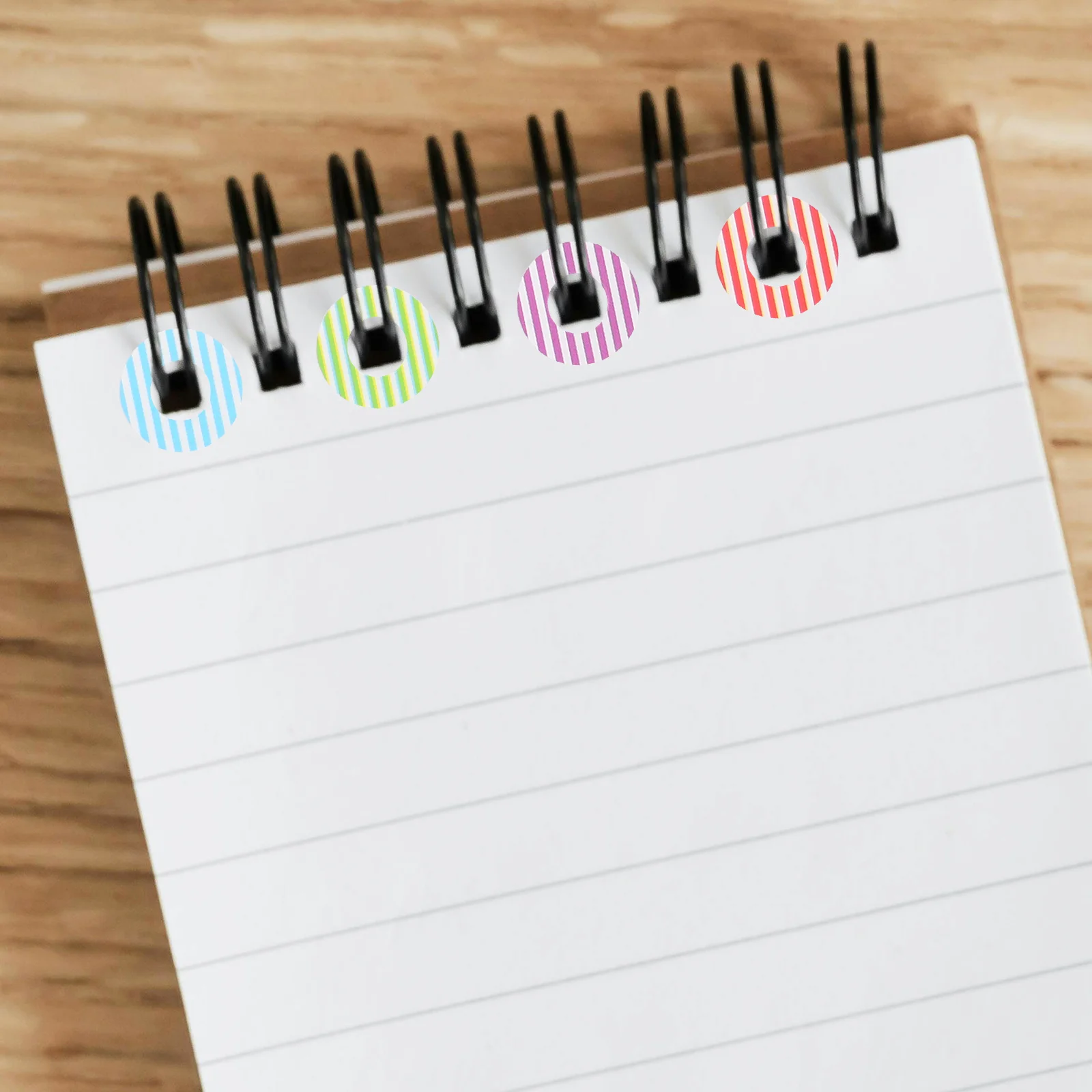 

6 Sheets Loose-Leaf Paper Hole Stickers Reinforcement Adhesive Planner Baby Books Recipe Binders Behavior Charts