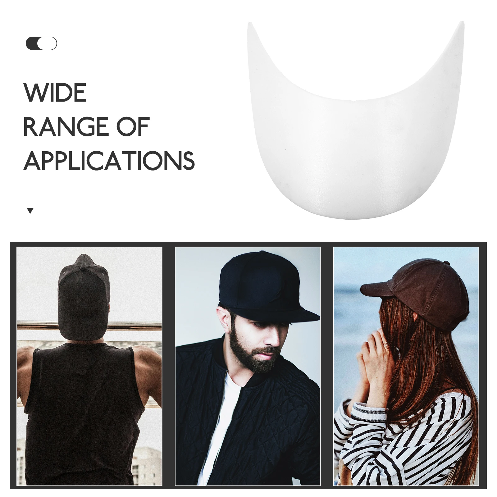 

20pcs Cap Board Sun Proof Visor Visor Sun Hat Decorative Practical Outdoor Activity Accessories Replacement Durable