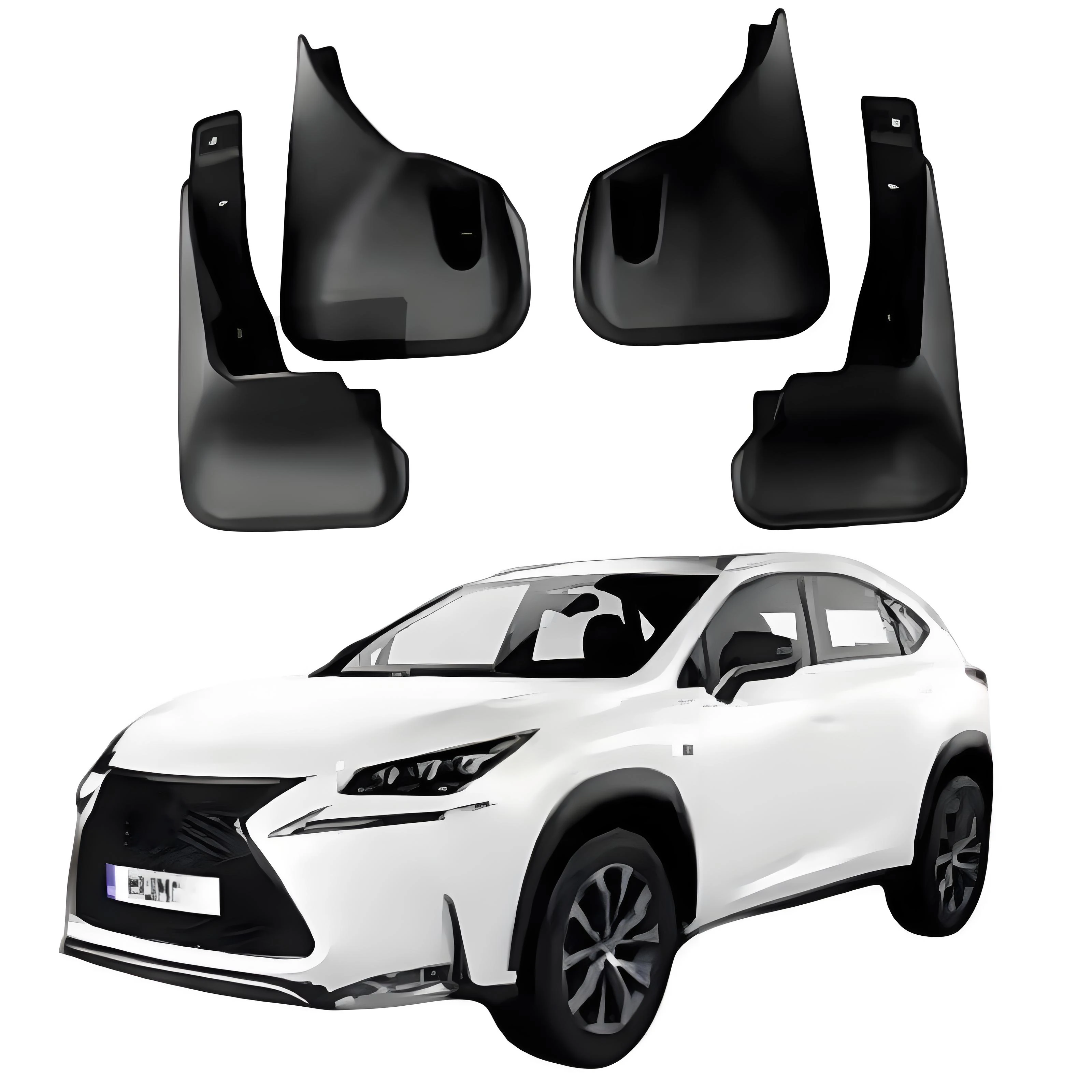 

Modification Auto Parts PP+TPR Front Rear Car Fender for Lexus NX200 NX300 2014-2017