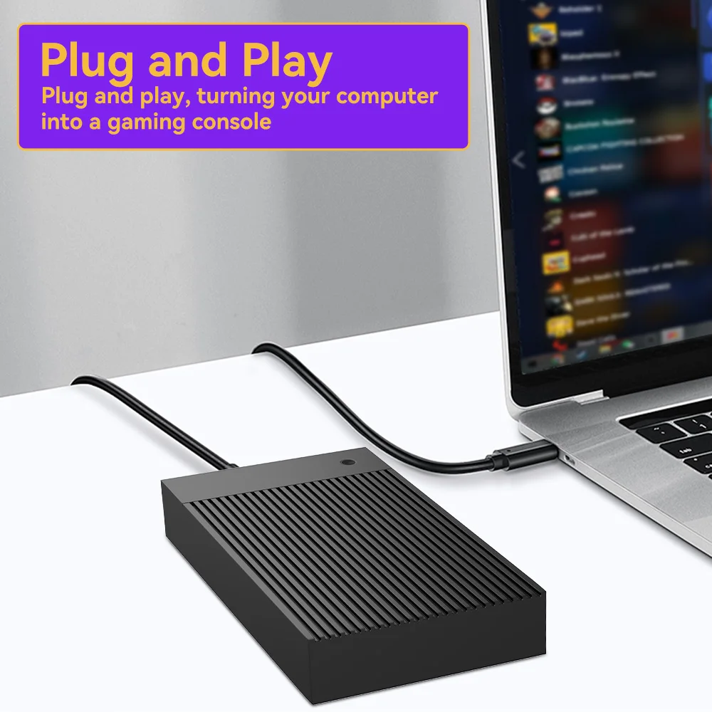 Portable 4TB Gaming HDD with 59599 Retro&AAA&3D Games 80+ Emulators for Switch/PS4/PS3/PS2/PS1/Wii/WiiU/N64 for Win PC/Laptop - view 5