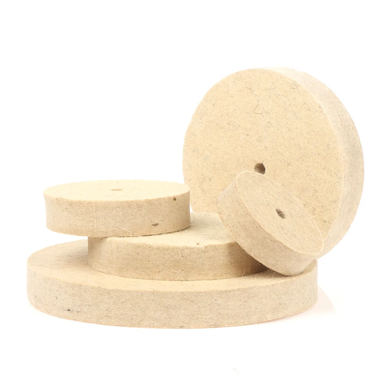 75-200mm Wool Polishing Wheel Buffing Pads Angle Grinder Wheel Felt Polishing Disc For Metal Marble Glass Ceramics