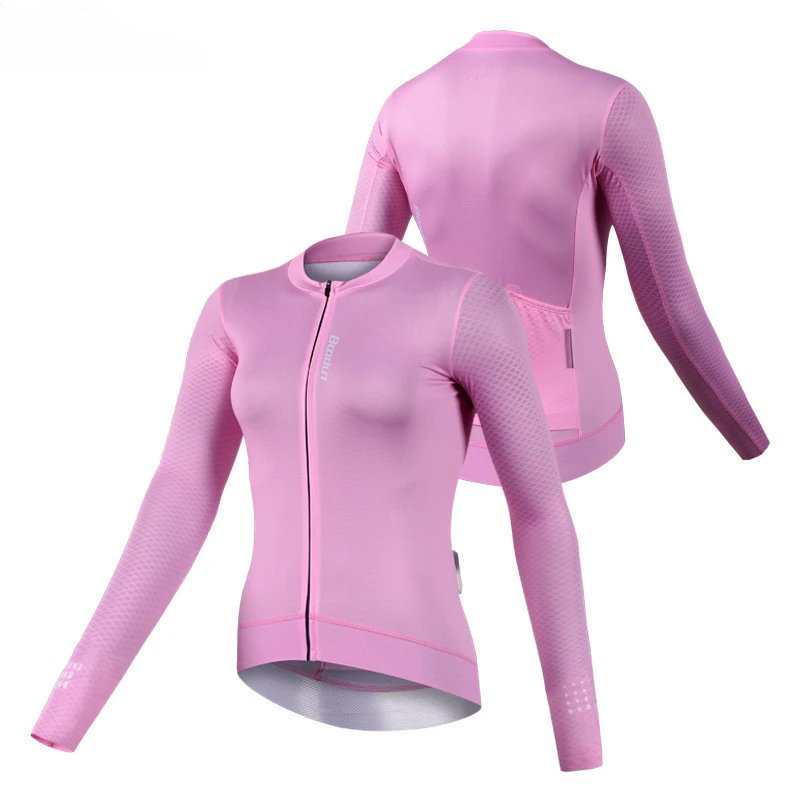 

Outdoor sports cycling suit women's long sleeved comfortable and breathable spring and autumn mountain road cycling top