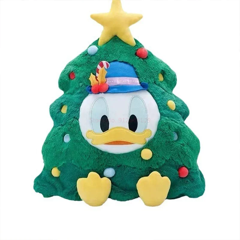 Disney-Pato Donald Árvore De Natal Brinquedo De Pelúcia, Sofá Travesseiro, Almofada, Pp Algodão Recheado Boneca, Desktop Ornamentos, Presentes