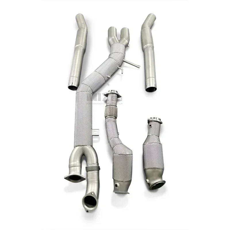 High Flow Exhaust Pipe for BMW M3 M4 G82 3.0T Stainless Steel Car Exhaust Modification System Quality 2021-2022