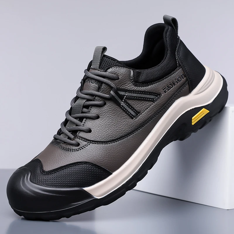 ​ حذاء بدون كعب للرجال الأكثر مبيعًا لعام 2025 - حذاء رياضي أبيض كلاسيكي، مسامي وممتص للصدمات، متين وغير قابل للانزلاق، مريح خفيف الوزن