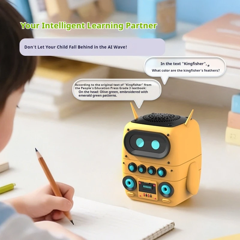 Ai Smart Robot Speaker Ai Large Model Chat Robot Intelligent Learning Companion Portable Wireless Speaker For Home Study view 2
