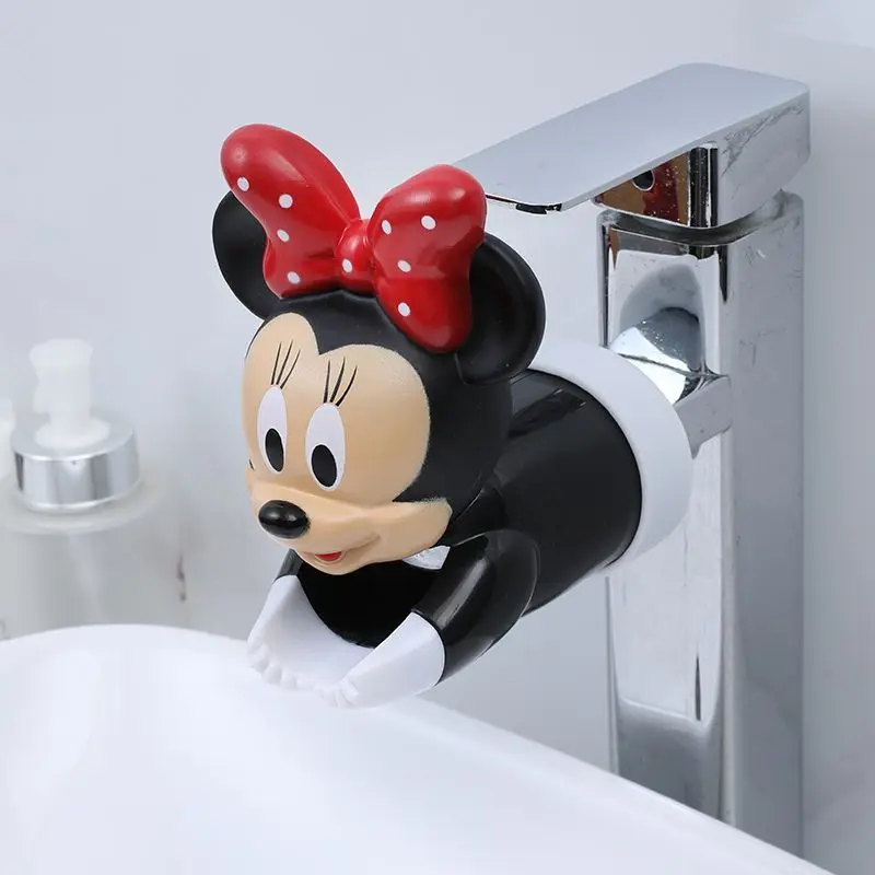 Disney Minnie kreskówka kawaii śliczne przedłużacz do kranu dla dzieci filtr przeciwbryzgowy łazienka kuchnia kran woda prysznic prezent