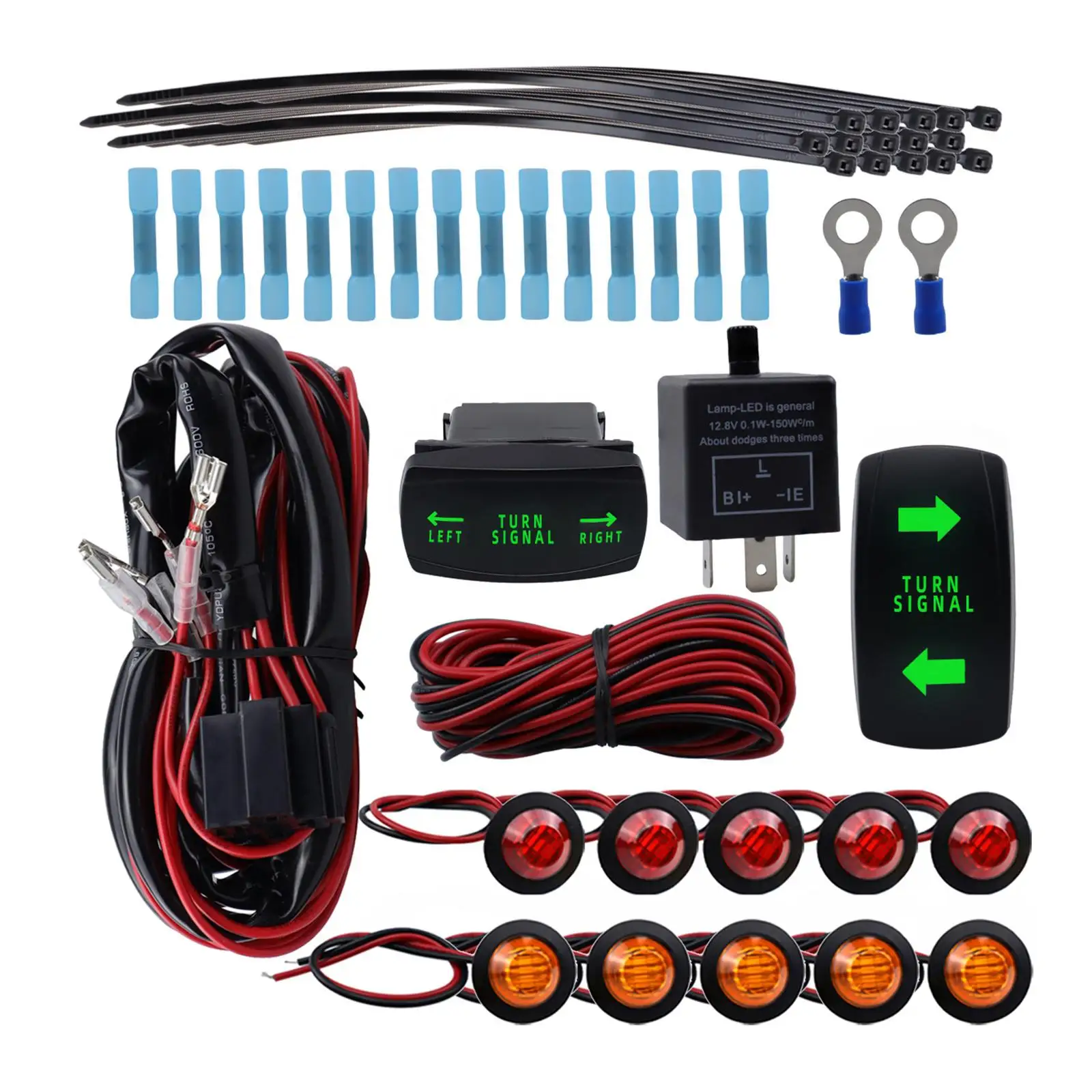 ATV UTV Turn Signals Street Legal Kit Universal for ATV UTV Sturdy