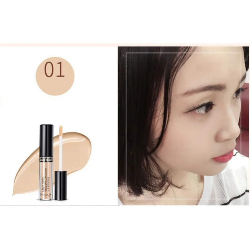 3g Eyes Face Concealer Liquid Cover Dark Circles Acne Natural Effect Foundation Cream Long-lasting Waterproof Cosmetics