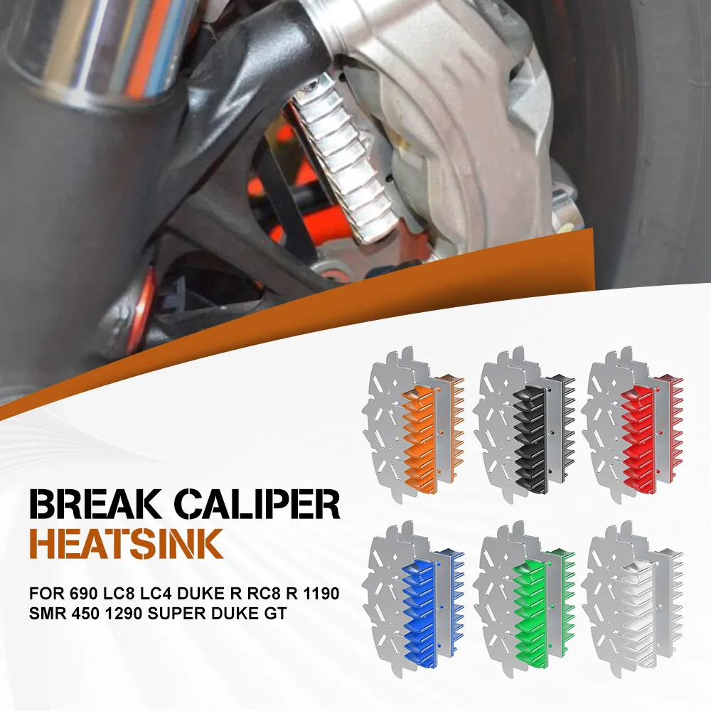 

Motorcycle Accessories Break Caliper Heat Sink Break Plate Radiator FOR 690 LC8 LC4 DUKE R RC8 R 1190 SMR 450 1290 SUPER DUKE GT