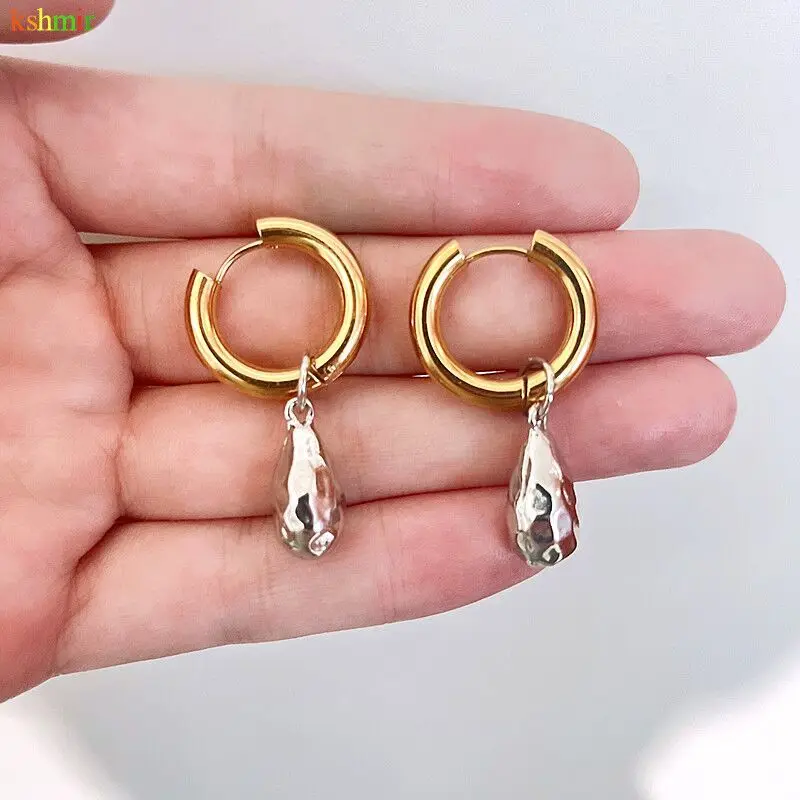 New stainless steel earrings are unique and exquisite, designed for women with European and American style earrings