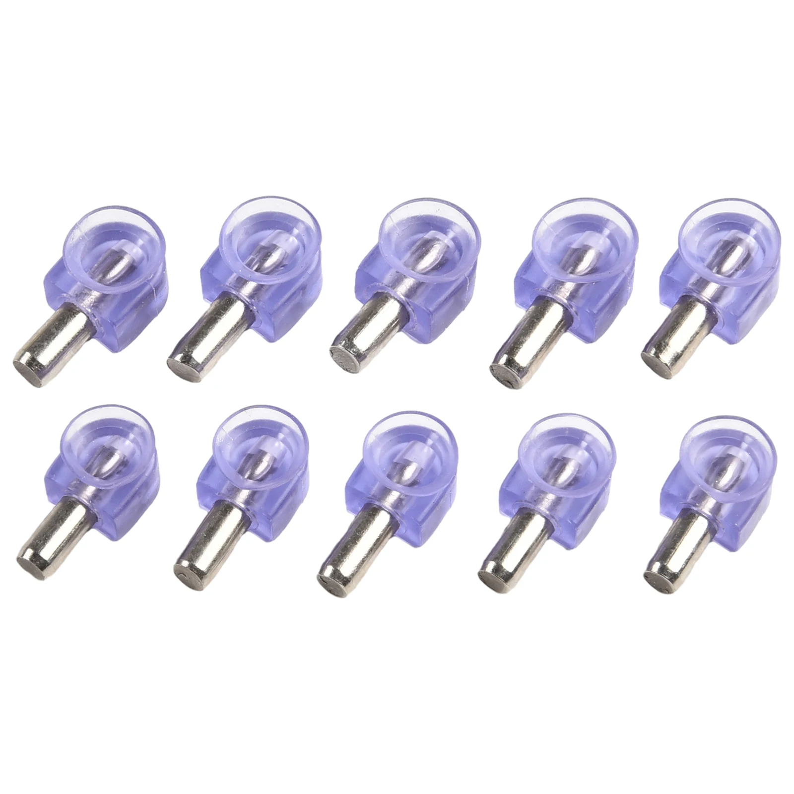 20pcs Shelf Support Pegs Hardware Shelf Support Studs Pegs Pins Plugs 6mm Cabinet Bracket Silver For Wood Glass Surfaces