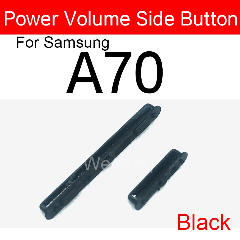 Side Power On Off Button Volume Key Switch Button For Samsung Galaxy A10 A105F A20 A205F A30 A305F A40 A405 A50 A505 A70 Parts