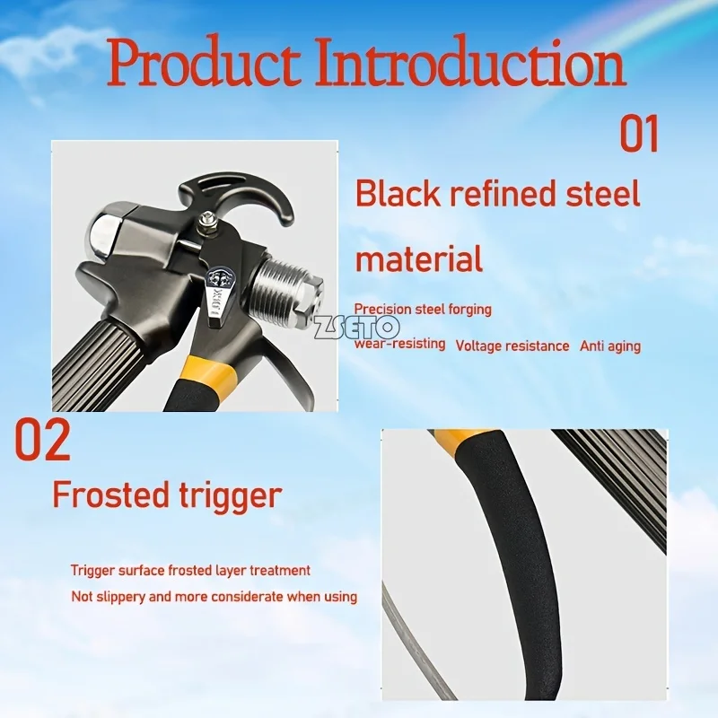 New High Quality Airless Spray Gun Filter For Electric Airless Paint Sprayers With 5 Filters with With 517 Spray Tip