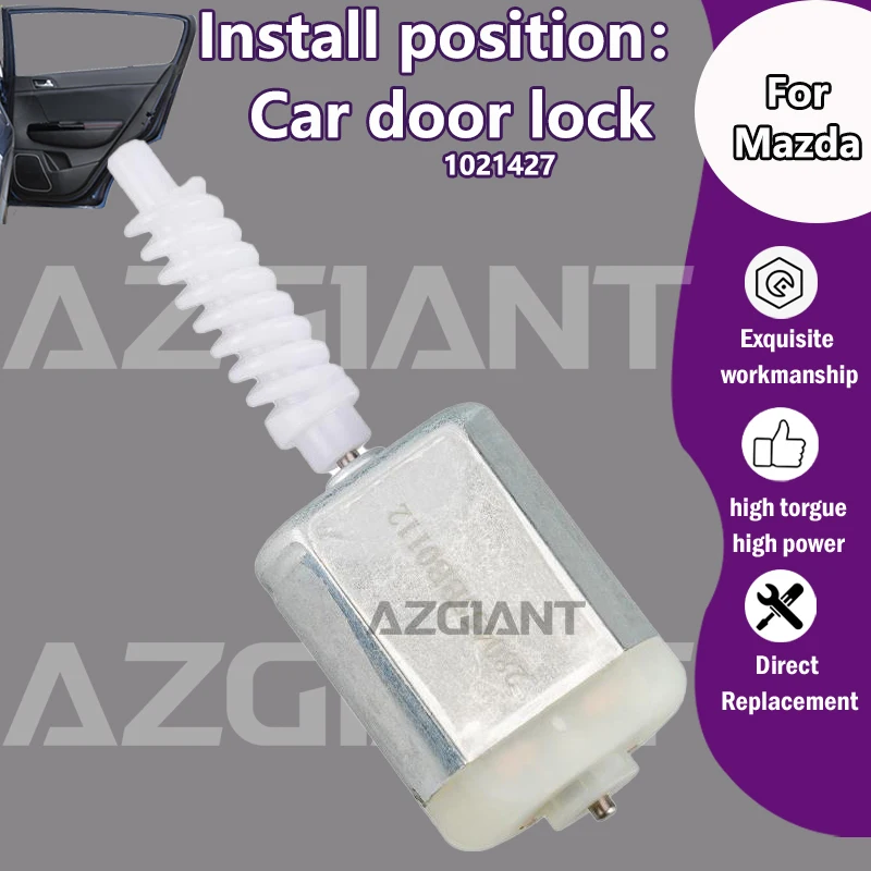 

AZGIANT 1021427 For Mazda CX-50 CX-90 CX-60 CX-30 EV 3 Axela Car System Door Motor Actuator long plastic gear worm accessories