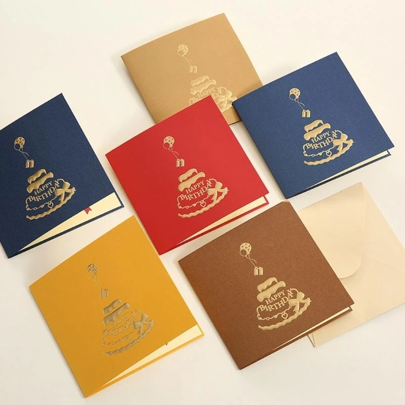 F92B Bánh sinh nhật thiệp chúc mừng cô gái Vợ vợ chồng
