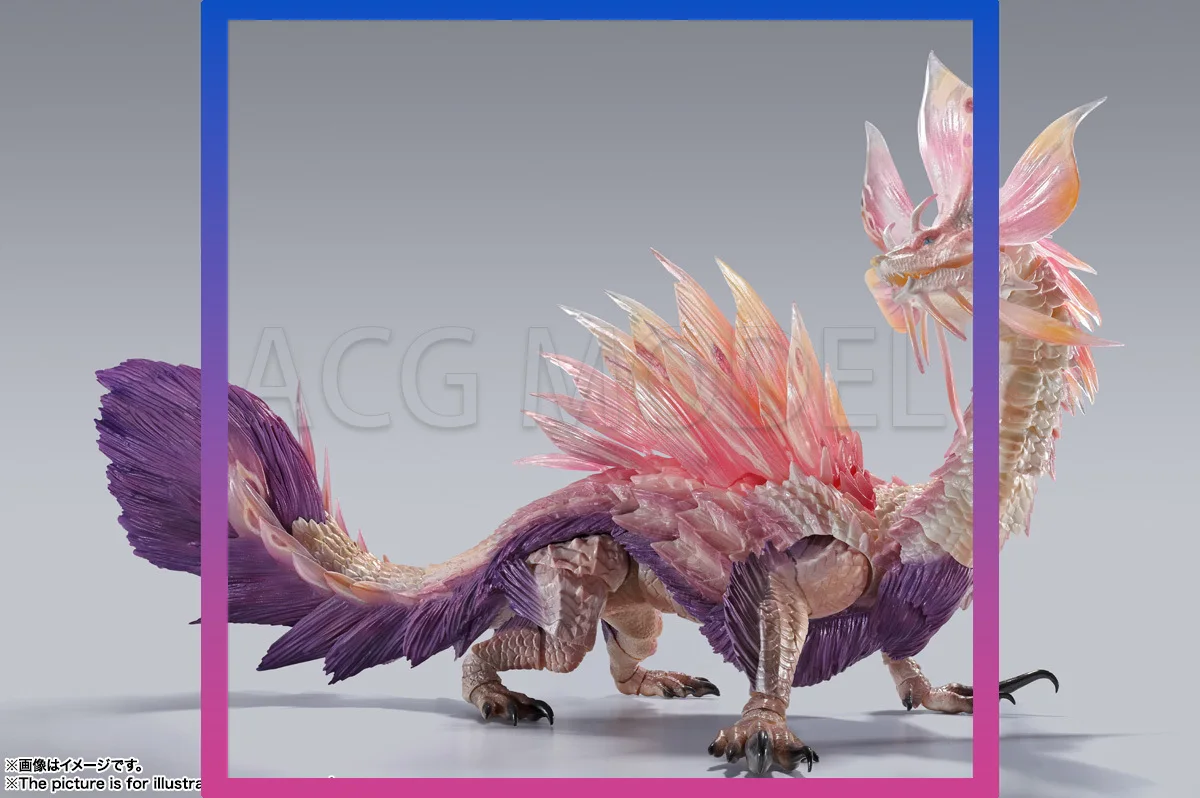 في Stork الأصلي بانداي S.H.MonsterArts SHM الوحش هنتر صعود Mizutsune أنيمي لعبة نموذج عمل الشكل هدية جمع اللعب #4