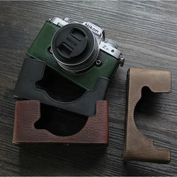 Nikon ZF Camera Case Handmade Genuine Leather  Half Body For Nikon Zfc ZFC ZF