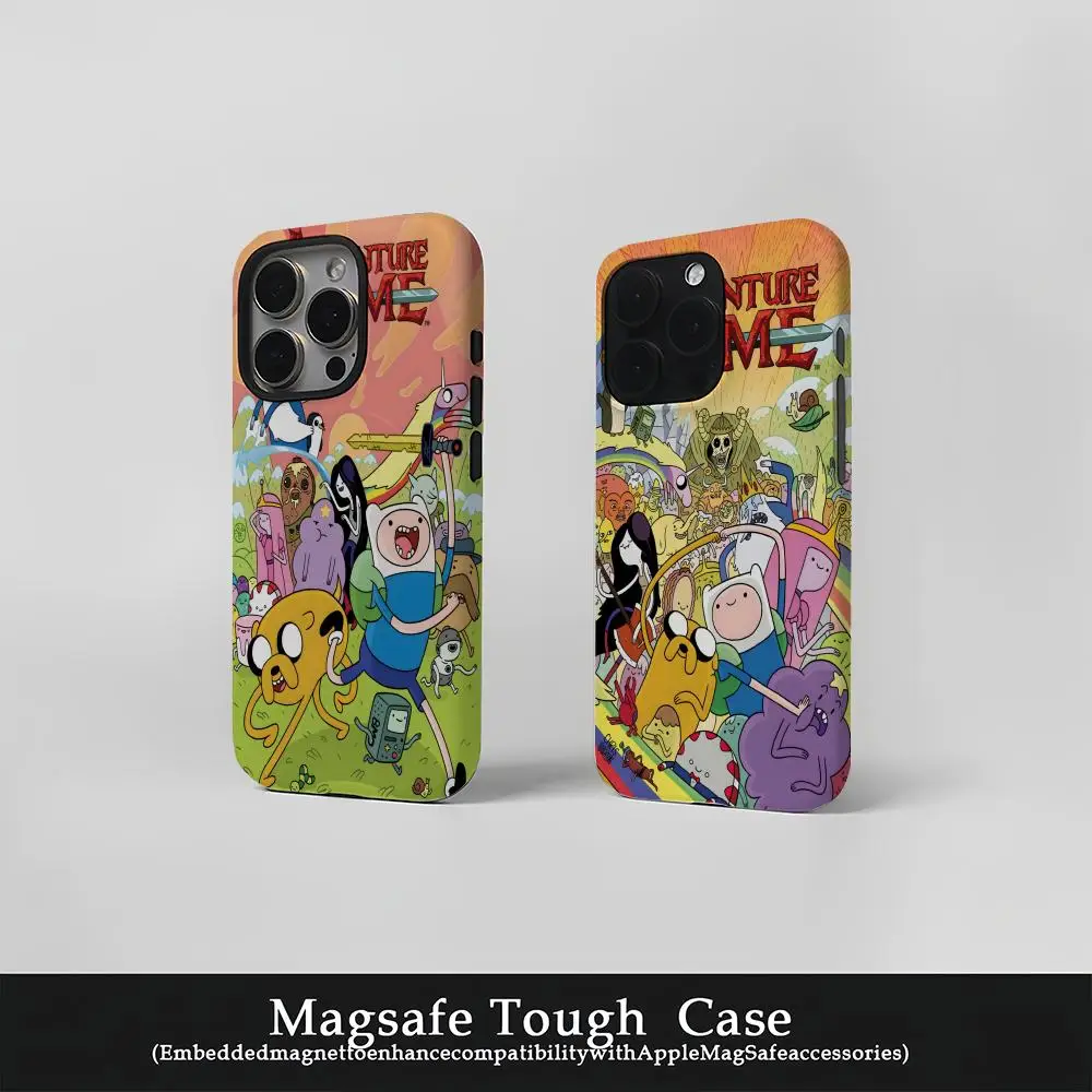 

Adventure Time F-Fionna Phone Case Film Korean INS for iPhone 16 15 14 13 12 11 Pro Max Plus Luxury Magnetic Double-layer Cover