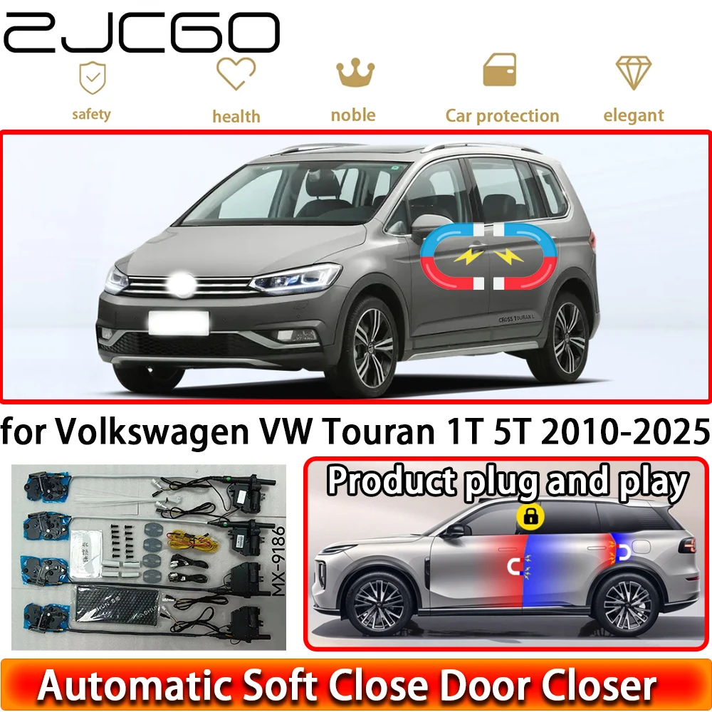 

Комплект доводчиков дверей для Volkswagen VW Touran 1T 5T 2010-2025: система автоматического плавного закрывания дверей, легкая установка, Plug & Play