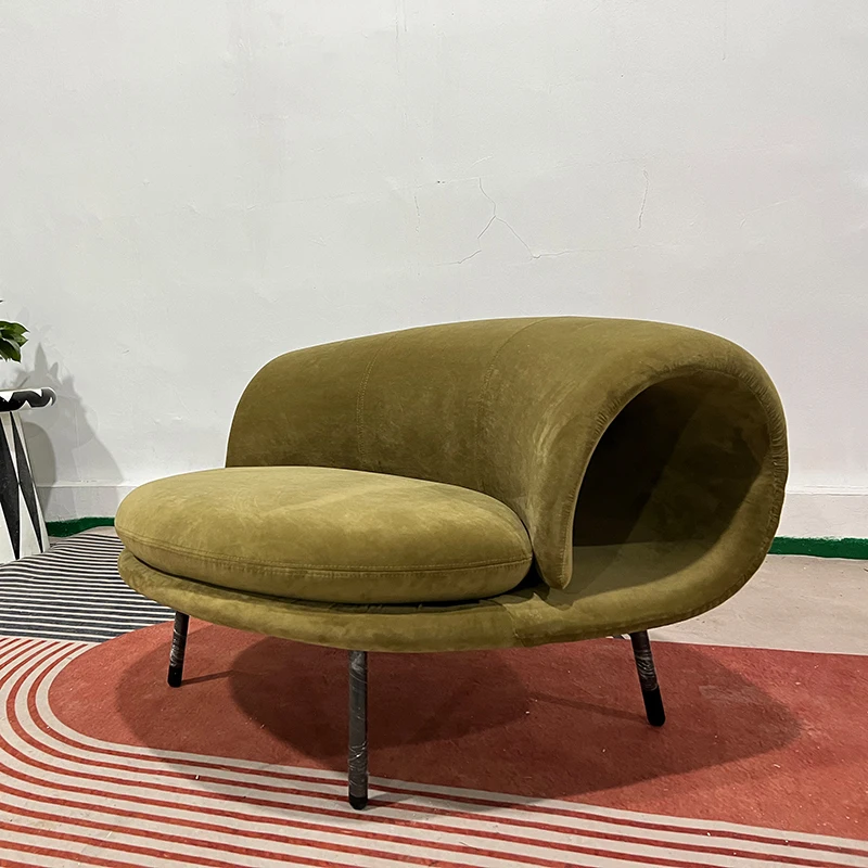 

Leisure chair Personalized sofa chair Special-shaped fiberglass sushi roll single chair