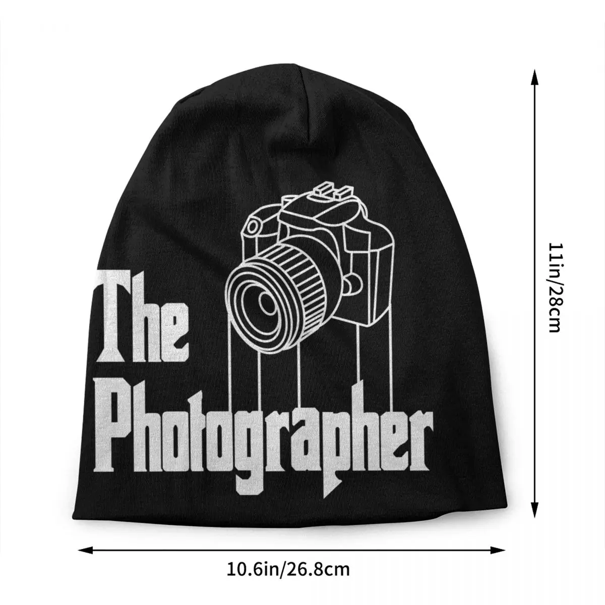 Photographer Skullies Beanies Caps Winter Warm Women Men Knitted Hats Adult Unisex Digital Camera Photography Bonnet Hats