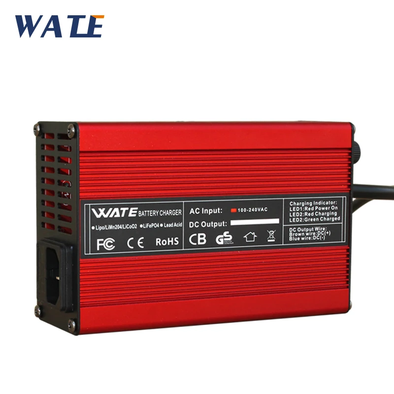 

29.2V 10A Charger Usd For 8S 24V 25.6V LiFePO4 Battery Charger With Fan OLED Display