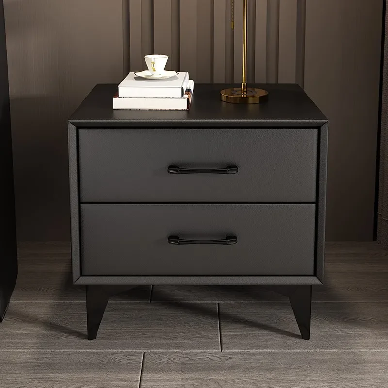 Pequeno simples e moderno nightstands preto móvel quarto armários cabeceira sala de estar mesas cabeceira quarto móveis pequenos
