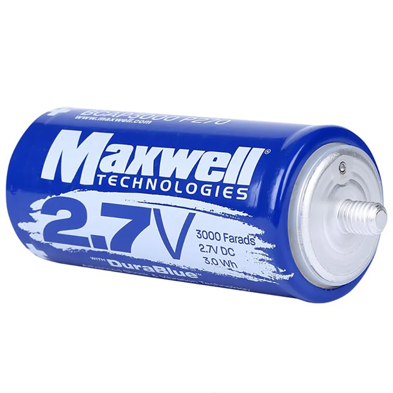 

Super Capacitors Maxwell DuraBlue Series 2.7V 2.85V 3V 3000F 3400F Capacitor SuperCapacitor BCAP3000P270K04