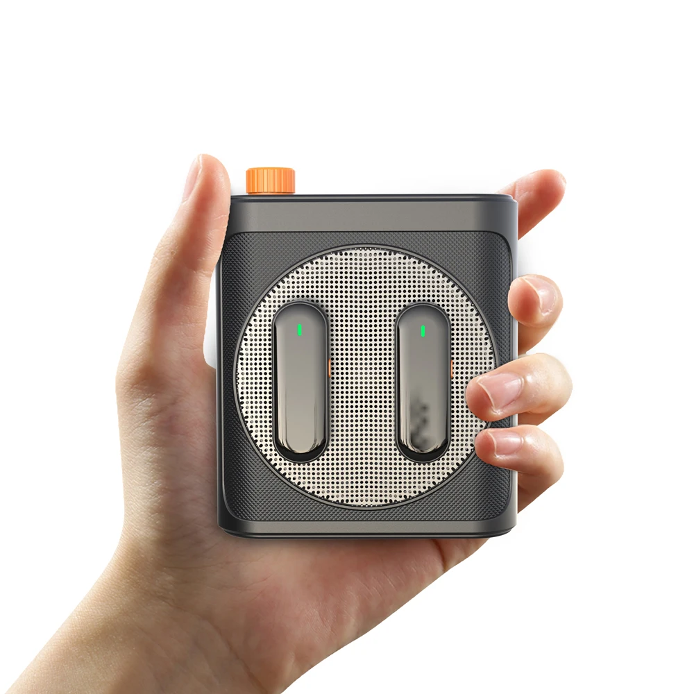 مكبر صوت لاسلكي صغير مع ميكروفون Lavalier مضخم صوت محمول للمعلمين وكبار السن والدليل السياحي والمدربين، #2