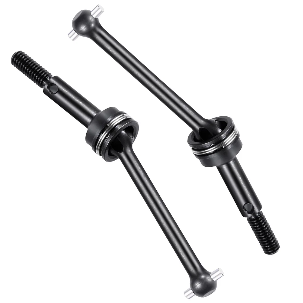 TRINOOD 2PCS Steel CVD Drive Shaft Front Rear Universal for Tamiya TT01 TT02 TC01 1/10 RC Model Drift Car Upgrade Parts