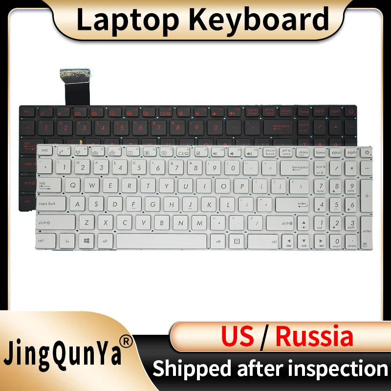 

US/RU/Russian Backlit Laptop Keyboard For ASUS ROG GL552 ZX50J/XJ ZX50JX GL552J GL552V G552VM G552VX G58 N552J Replacement