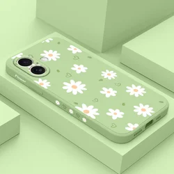 Tender Daisy Phone Case For iPhone 17 17 Air 16 15 14 13 12 11 X XR XS Plus Pro Max Mini Silicone Cover