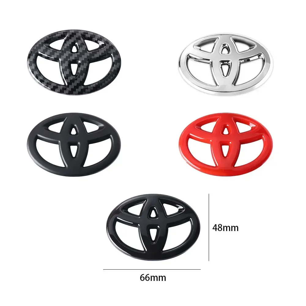 Car Accessories Steering Wheel Center Badge Decorative Stickers For Toyota Fortuner Chr Verso Prius Hiace Yaris Trd Corolla Rav4