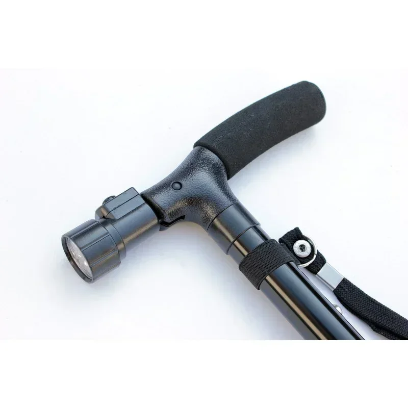 

LED Collapsible Telescopic Folding Walking Sticks for Elder Mothers and Fathers Outdoor Climbing