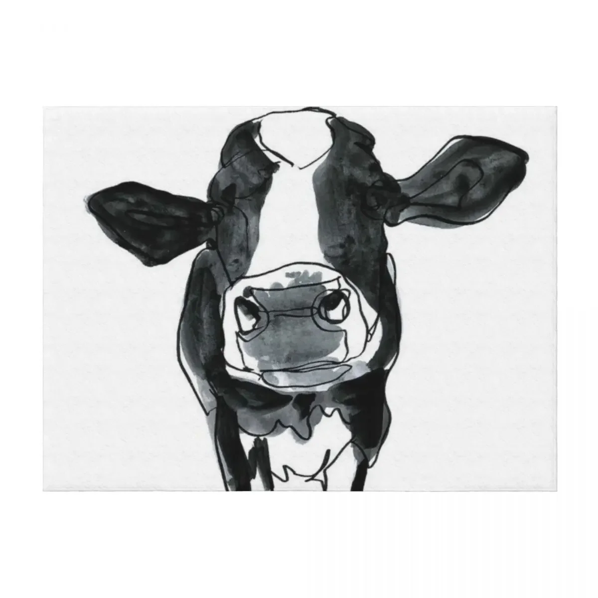 

Cow Contour Cute Cow Pet Animal Lover Throw Blanket Summer Beddings Beautifuls Vintage Sofa Quilt Blankets