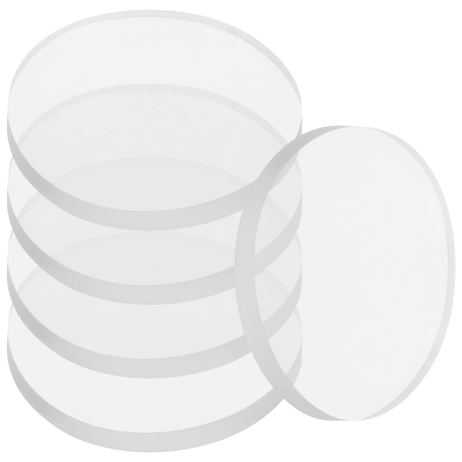 

50pcs Anti Slip For Furniture Transparent Round Felt Pads Top Protector Non Slip Chair Pads Coffee Table Dining Table Desk Floor