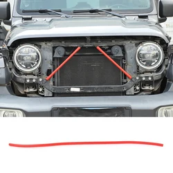 For Jeep Wrangler JK 2017-2017 JL Gladiator JT 2018-2023 Parts Car Water Tank Guard Rod Protective Radiator Grille Cover Trim