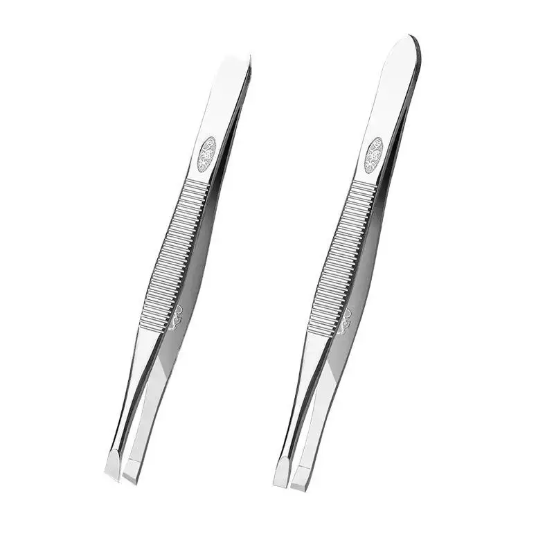 1~5PCS Eyebrow Grooming Stainless Steel Easy-to-use Precise Hair Removal Hair Removal Oblique Head Eyebrow Hair Tweezers