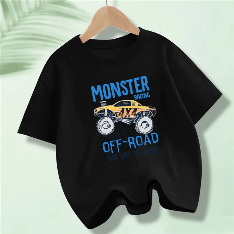 New Arrival Cartoon Space Rockets Boys Girls T Shirts Summer Short Sleeve Children\'s Clothes Kids Tees Tops