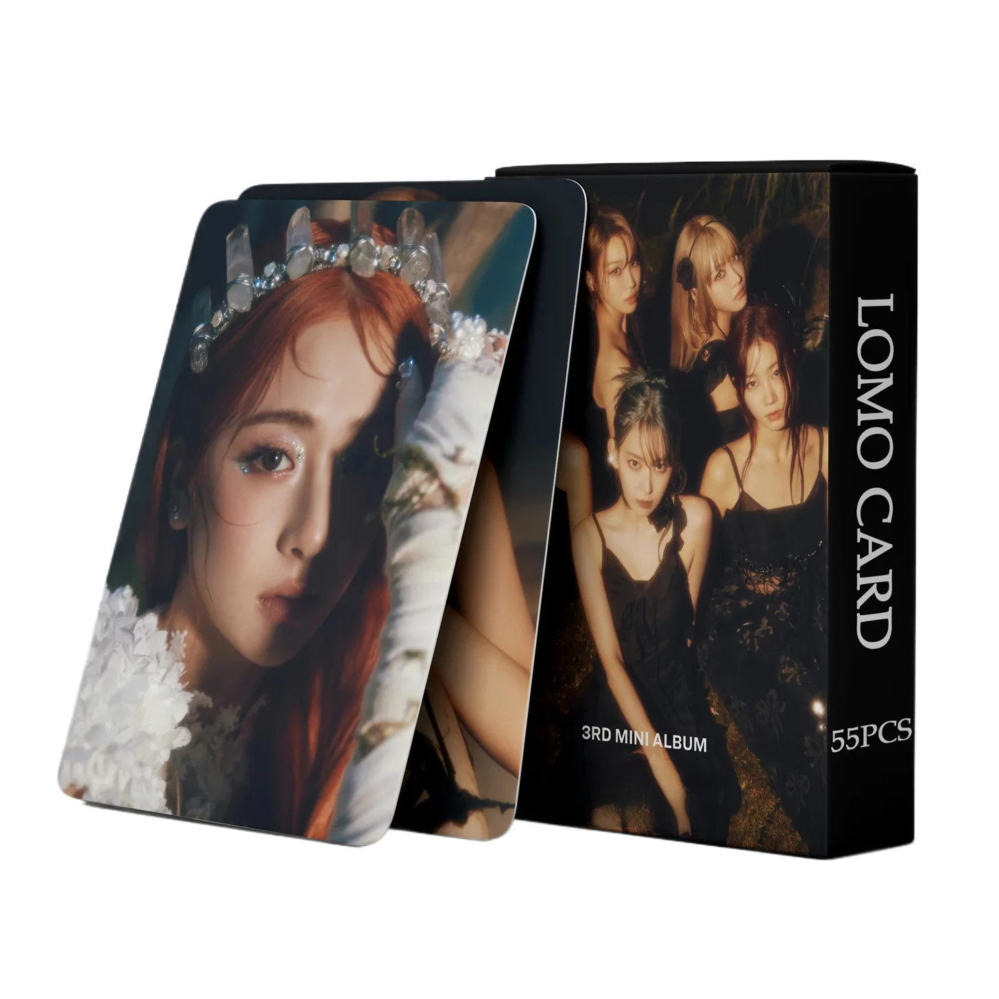 Tarjetas Kpop Lomo para colección de Fans, mini álbum, tarjetas fotográficas fáciles, 3rd, 55 unidades por juego