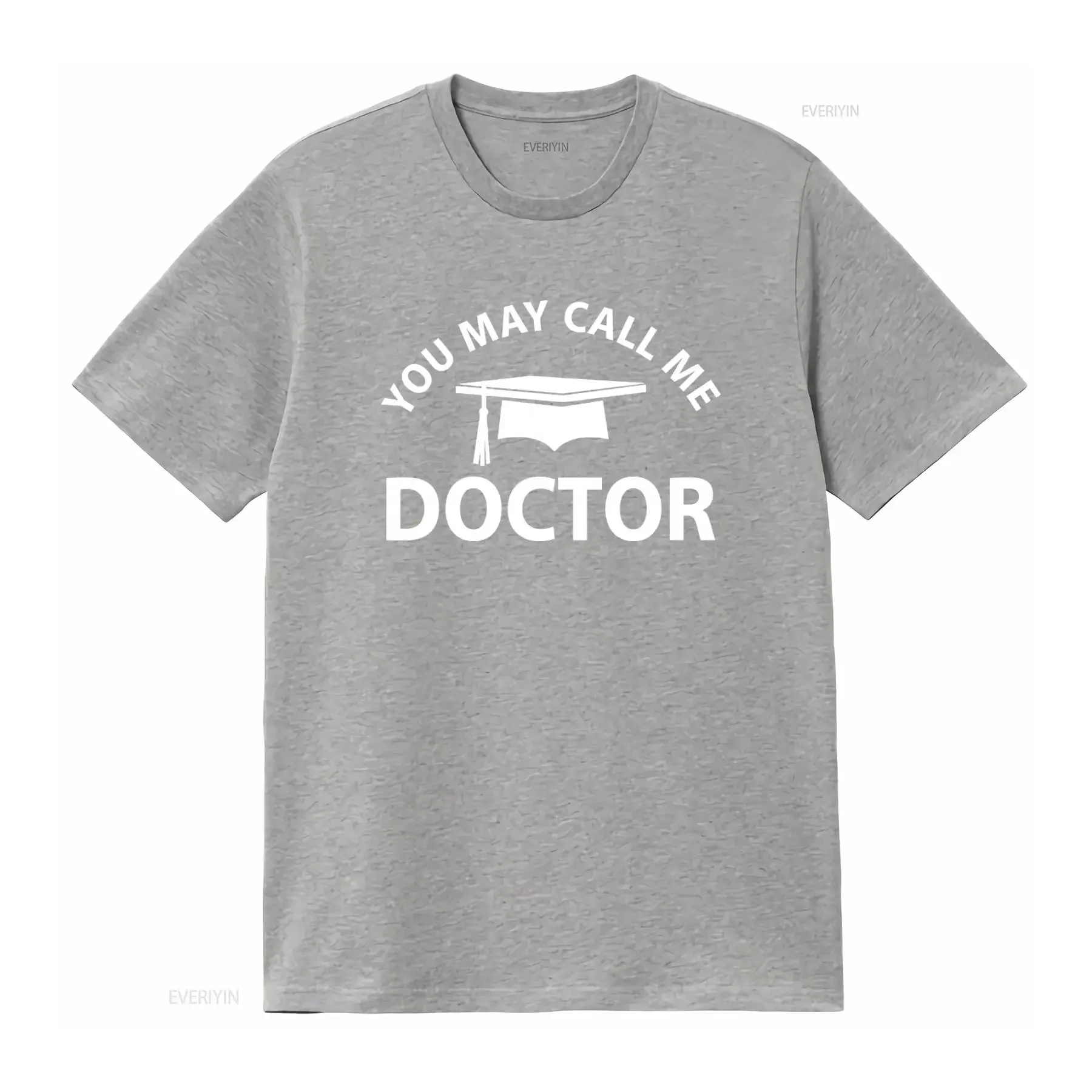 Phd Graduation Funny Doctoral Student Residency Medical School T Shirt You May Call Me Doctor vintage Washed Comfortable Soft - view 3