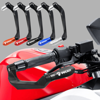 Motorcycle Handlebar Grips Guard Brake Clutch Lever Protector For Ducati Panigale Diavel Superleggera V4 V2 Scrambler