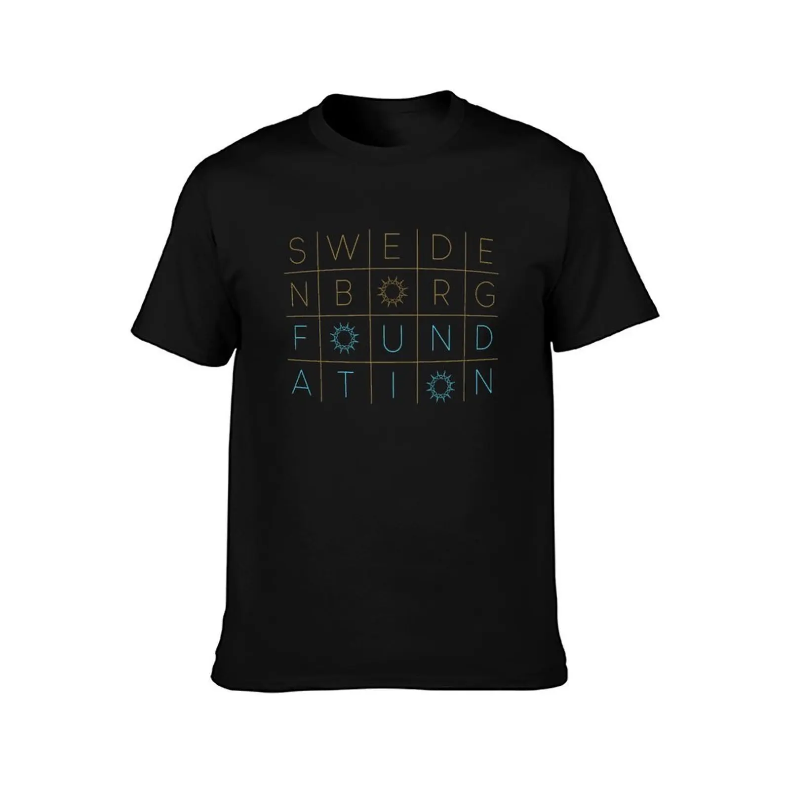 Swedenborg Foundation 'Grid Design' 2 T-Shirt Anti-Wrinkle Short Sleeve T-Shirt