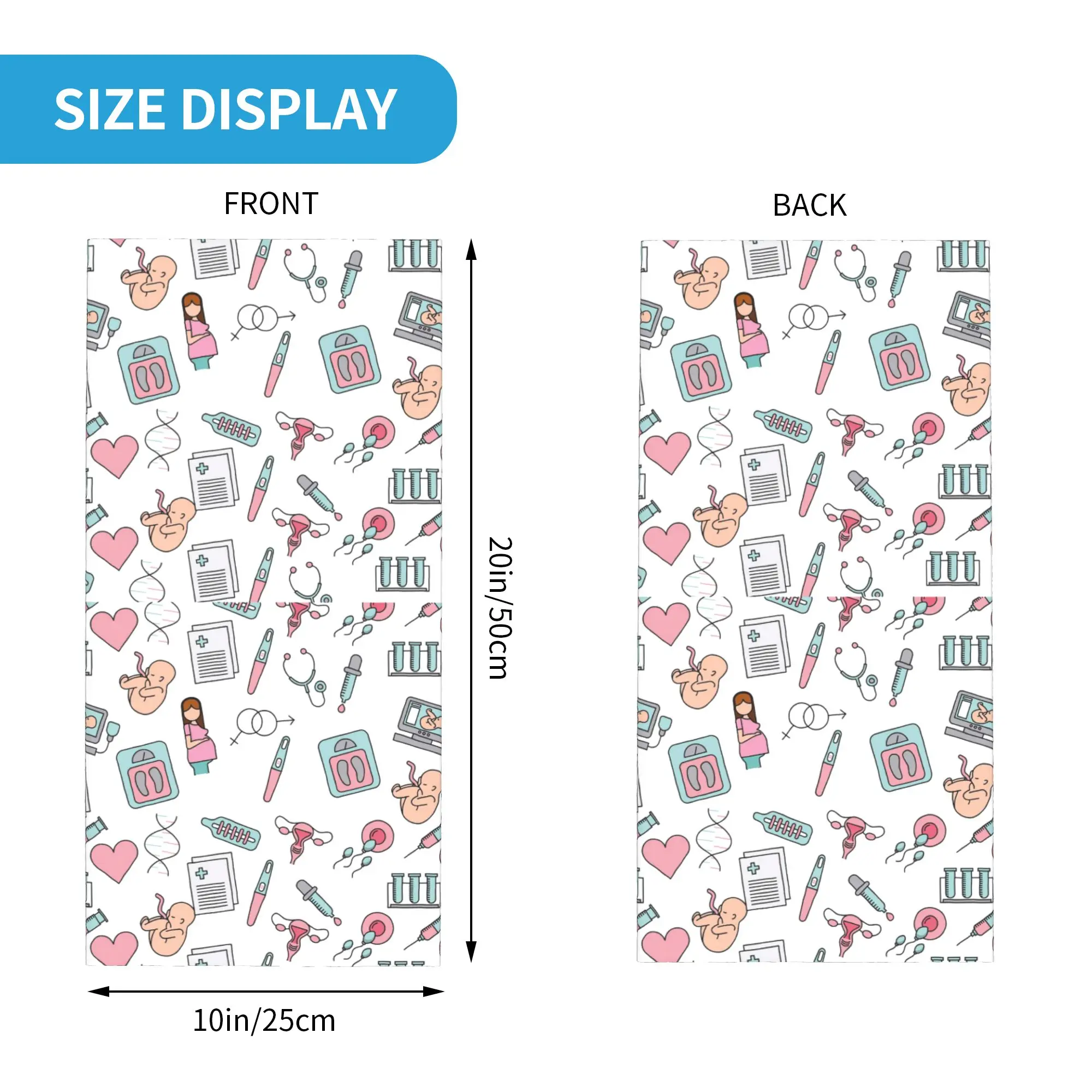 Enfermera En Apuros Doctor Nurse Medicine Winter Headband Neck Warmer Men Women Ski Cycling Tube Scarf  Face Bandana Gaiter